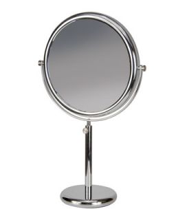 C14V4 Frasco Mirrors Vanity Stand Chrome Double Side Mirror