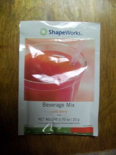 Herbalife Shapeworks Wild Berry Beverage Protein Drink Mix