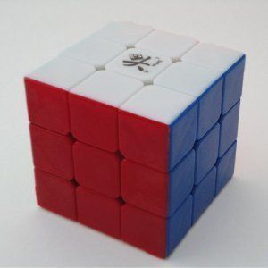 New Dayan 4 LunHui 3x3x3 Stickerless Speed Magic Cube 6 Color
