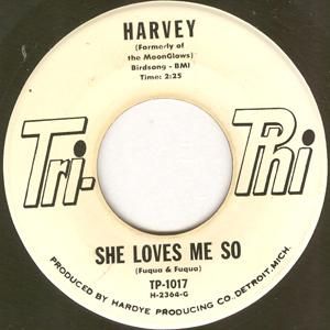 HARVEY She Loves Me So RARE Orig. Detroit Tri Phi 60s Soul PROMO