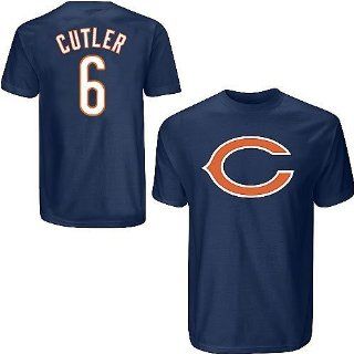 Reebok Chicago Bears Jay Cutler Name & Number T Shirt