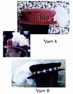  Elizabethan Italian Bonnet Hat Sewing Pattern by Lynn Mcmasters