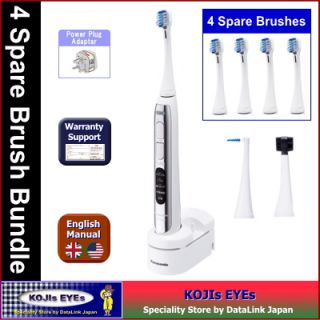 Panasonic Doltz Linear and Ion Powered Sonic Electric Toothbrush + 4