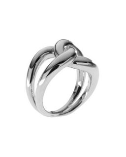 Michael Kors Love Knot Ring, Silver Color   