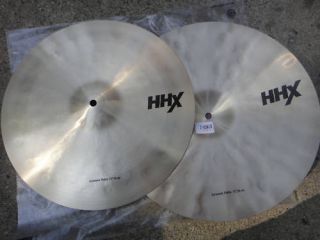 Sabian HHX Groove Hi Hats Cymbals 15 Natural Finish New