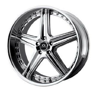 Lorenzo WL019 18x8 Chrome Wheel / Rim 5x112 with a 45mm Offset and a