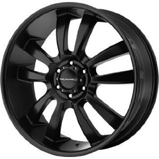 KMC KM673 20x8.5 Black Wheel / Rim 6x5.5 with a 35mm Offset and a 100