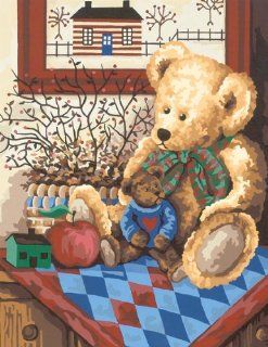  Paintworks Paint By Number, Teddy Bears: Arts, Crafts & Sewing