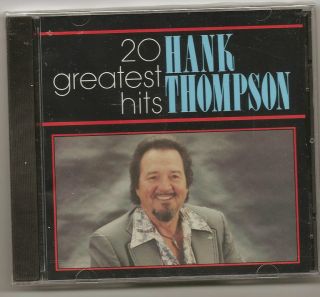 Hank Thompson CD 20 Greatest Hits New SEALED 012676780728