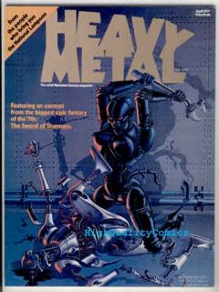 Heavy Metal 1 4 77 Richard Corben Mobius VFN Bode Arzach Magazine