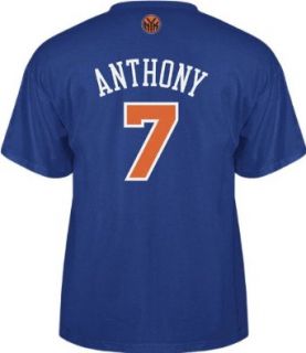  Carmelo Anthony Mens Blue NBA Name and Number Tee, Xx Large Clothing