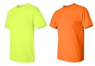 Gildan Safety T Shirt ANSI High Visibility Sizes s 5XL