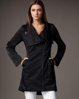 Eileen Fisher Asymmetric Zip Jacket   
