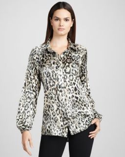 Robert Graham Meredith Sequined Blouse   