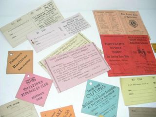 22 Vintage 1930s 1940s Hellertown PA Historic Items