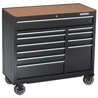 Waterloo 41 11 Drawer Tool Cabinet, Black with Liners and Upgraded