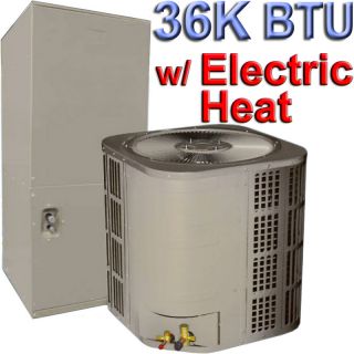  AC w Electric Heater 36000 BTU Air Conditioner 36 000 BTU A C
