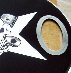 Holex 5 bass drum mic hole protector kit (Black)