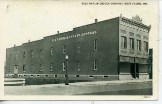 West Plains Missouri Reed Harlin Grocer Company Vintage Advertising