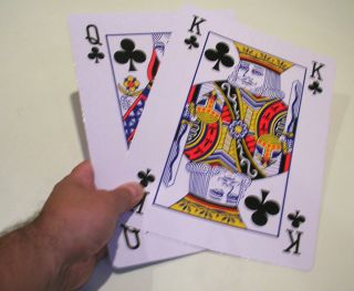 11 JUMBO GIANT PLAYING CARDS DECK Stage Magic Trick Big Extra