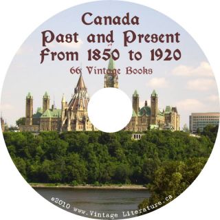 Canada Past Present 66 History Books on DVD ღ♥¸¸ • ´¯`♥ღ