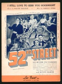 52nd Street 1937 I Still Love to Kiss You Goodnight