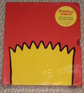 The SIMPSONS WORLD Hardcover Book Ultimate Episode Guide Season 1   20