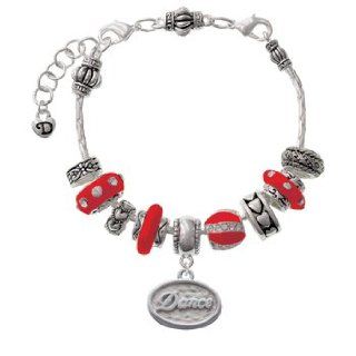 Dance   Oval Seal Red Juliet Beaded Bracelets [Jewelry] Delight