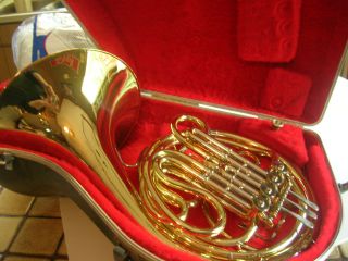 Frank Holton 76 Double French Horn and Hard Case
