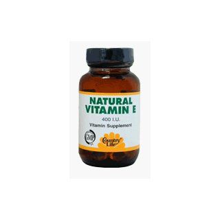 Country Life Natural Dry Vitamin E 400 I.u., 50 Count