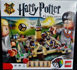 Harry Potter Hogwarts LEGO Set Board Game with 9 Minifigures FREE SHIP