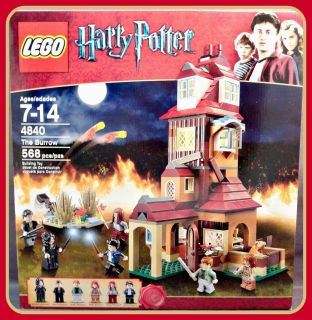 LEGO 4840 Harry Potter THE BURROW, Factory NEW Sealed Box Retired Set