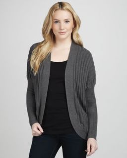 Design History Ribbed Open Cardigan   
