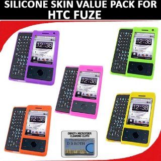 Silicone Skin 5 pc. Value Pack for your HTC Fuze (Purple