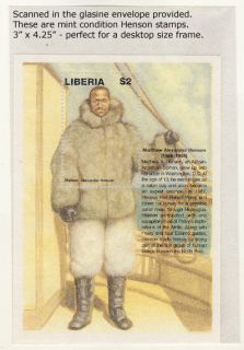 Matthew Henson 1998 Mint $2 Liberia Commemorative Stamp