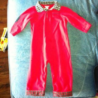 Hartstrings 24 Month 2T Boys Red Christmas Holiday 1 Pc Outfit   Very