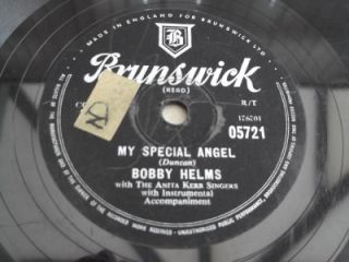 Bobby Helms My Special Angel 78 RPM Record