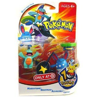 Pokemon Mini Action Figure Set Water Type Pack with