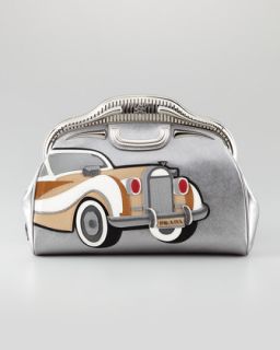 Prada 50s Cars Saffiano Clutch Bag   