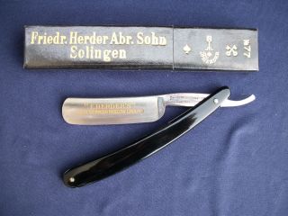Herder Straight Razor Untouched and Perfect Singing Blade Extra Hollow