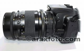 TILT adapter for use Hasselblad lenses on Canon EOS, Nikon, Pentax and