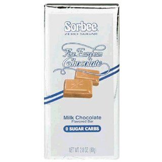 Sorbee Sugar Free Fine European Milk Chocolate Bar, Sweetened with