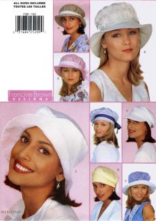 Spring Summer Hats in 8 Great Styles B4908 Pattern