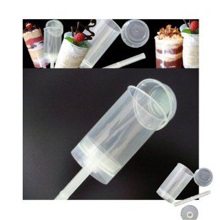 Push Pop Containers 24ct. Clear Plastic Push up Pops
