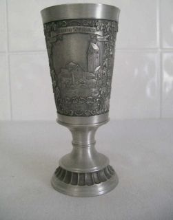 intricate design on chalice marked singener weinbecher herz jesu