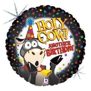 Birthday Balloons  18 Holy Cow Birthday Holograph Toys