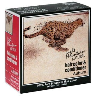 Light Mountain Natural Hair Color & Conditioner, Auburn, 4