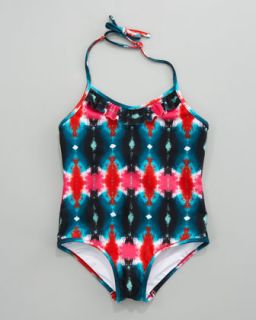 Z0VYR Milly Minis Tie Dye Print Swimsuit, Sizes 2 7
