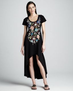 T619N JWLA for Johnny Was Julip Embroidered High Low Dress