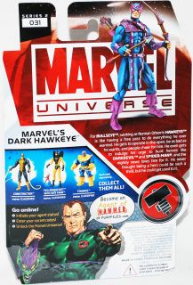 Dark Hawkeye Avenger Marvel Universe aka Bullseye Unopened Package SR